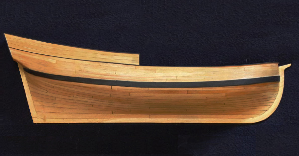 18th-Century Merchantman Half-Hull Planking Kit – Nautical