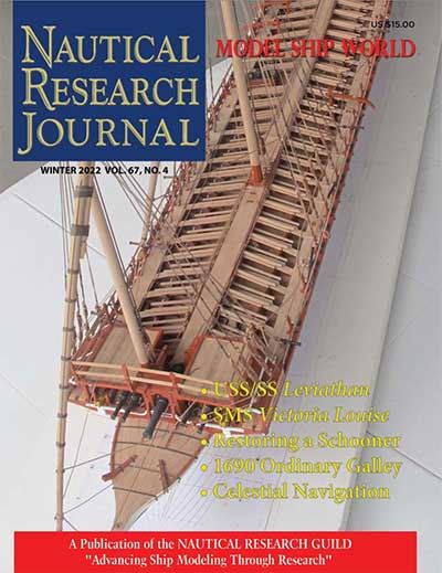 Nautical Research Journal Volume 67.4 Back Issue