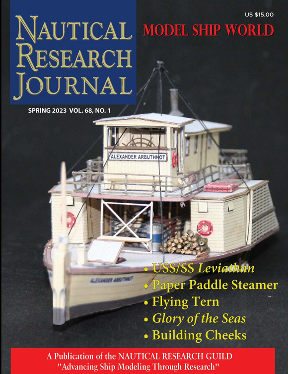 Nautical Research Journal Volume 68.1 Back Issue