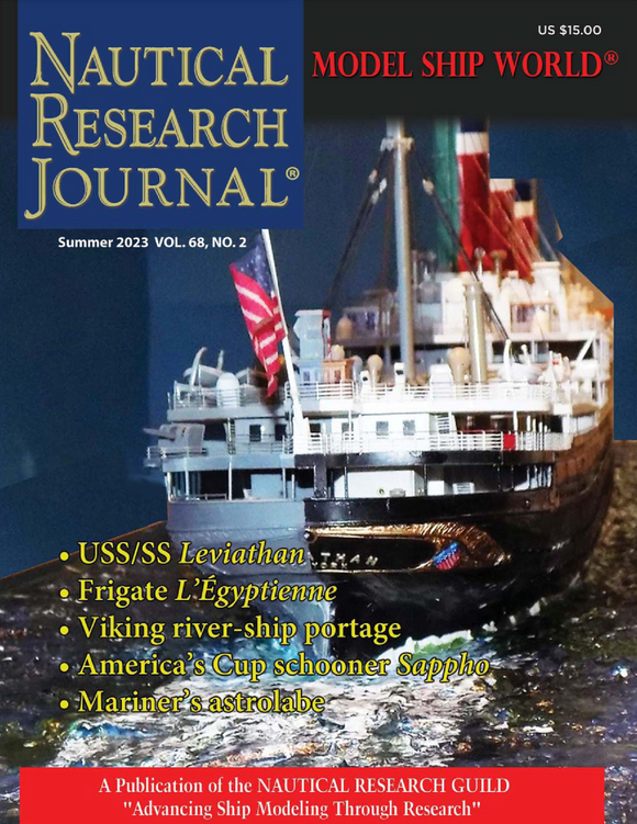 Nautical Research Journal Volume 68.2 Back Issue
