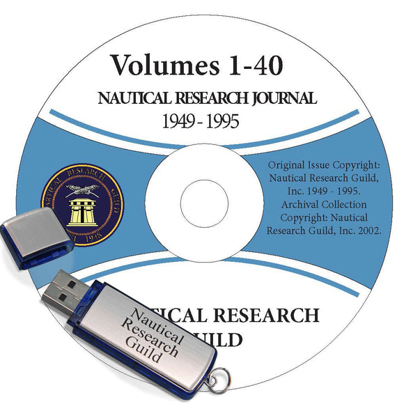 The Nautical Research Journal, Volumes 1-40, 1949–1995
