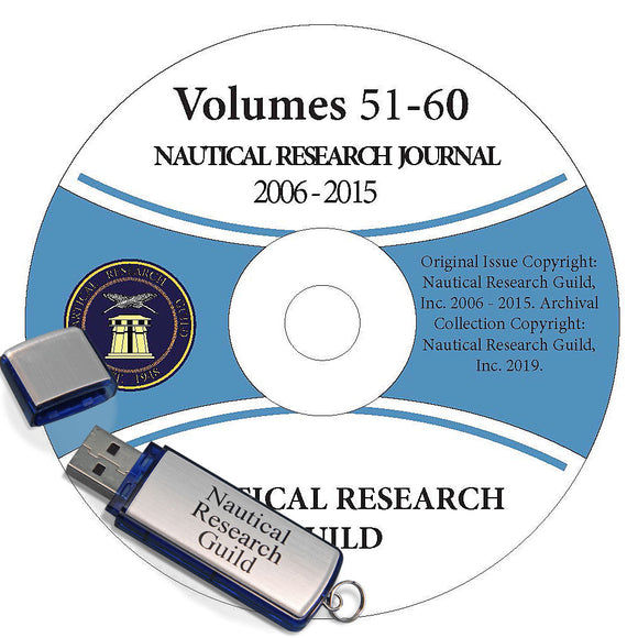 The Nautical Research Journal, Volumes 51-60, 2006–2015